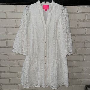 Lilly Pulitzer resort white dress size 6 worn once